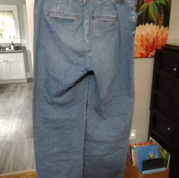 J. Jill Denim Full Leg Medium Wash Trousers Women’s Size 12 - Picture 4 of 6